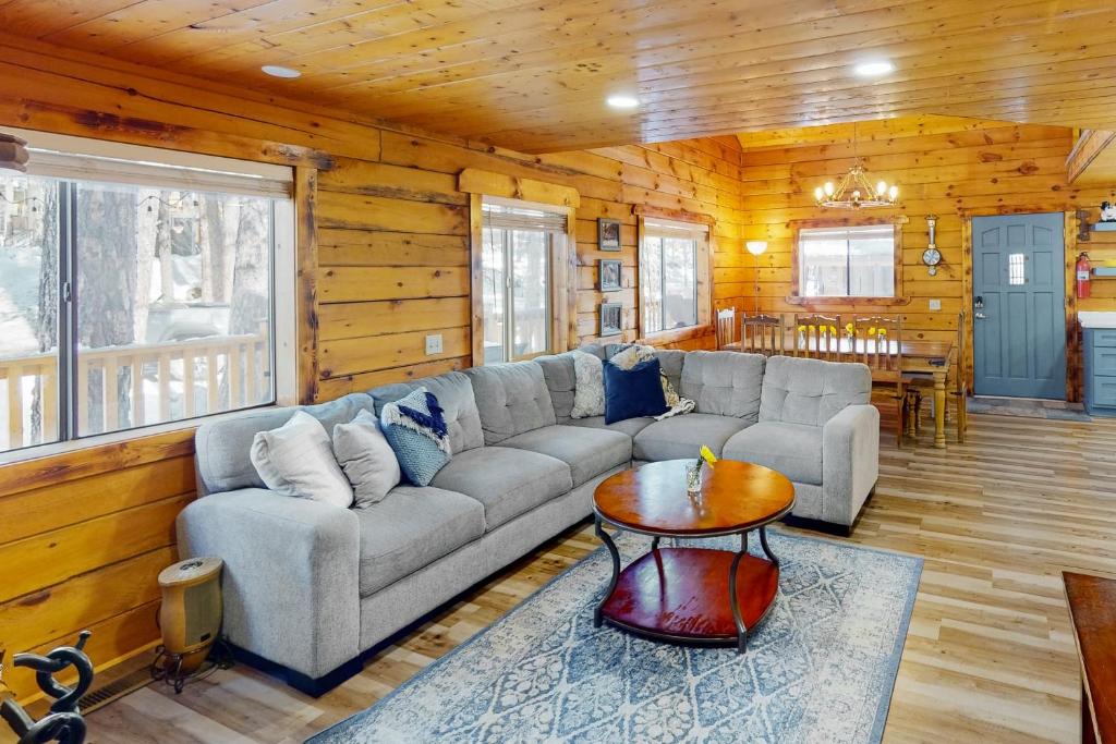 Cozy Updated Real Log Cabin