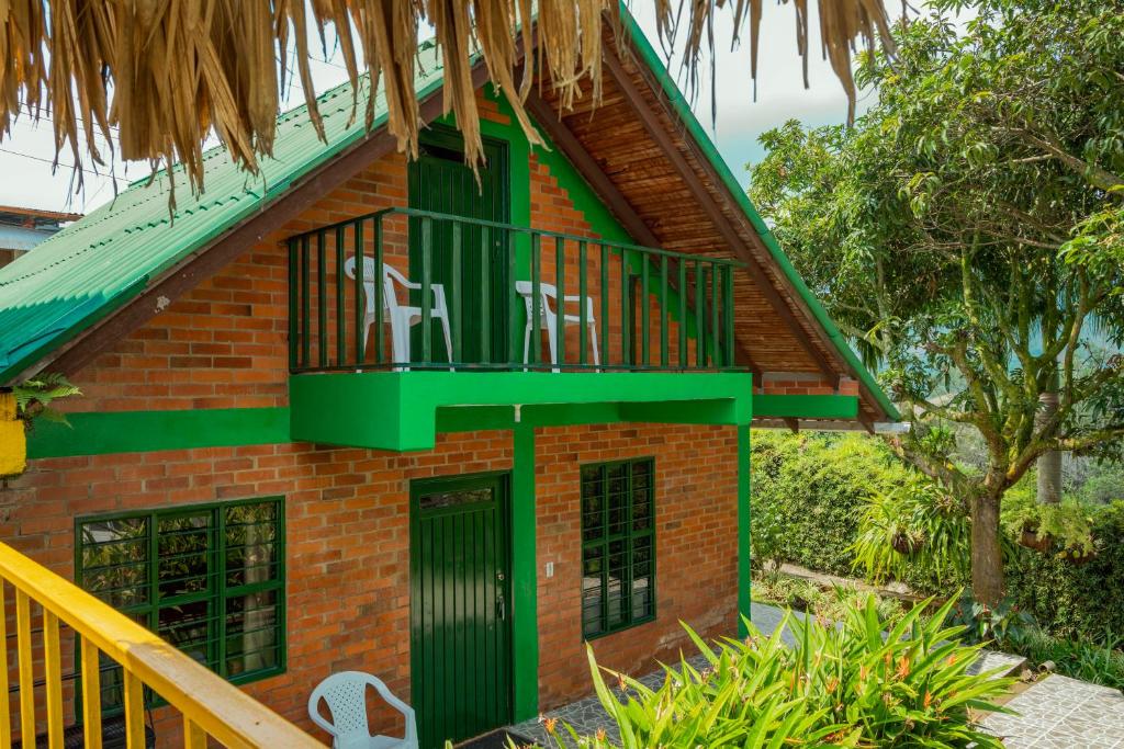 Jardín al aire libre en Ecovilla Cali