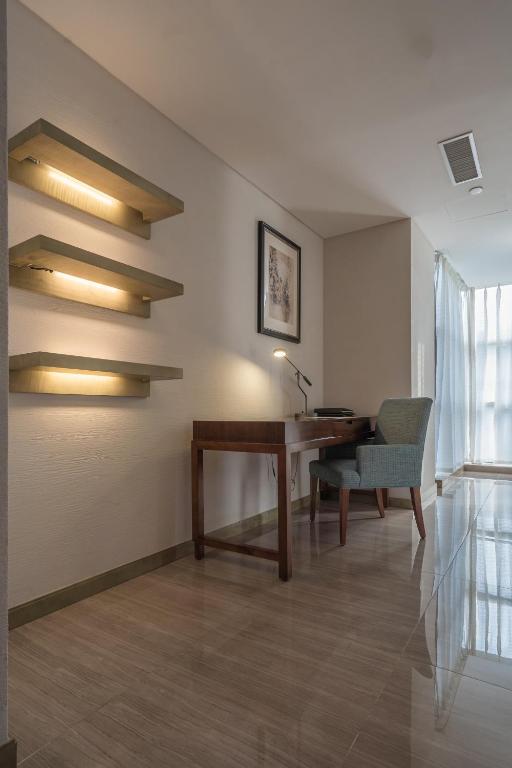 Posezení v ubytování Oakwood Hotel & Residence Suzhou