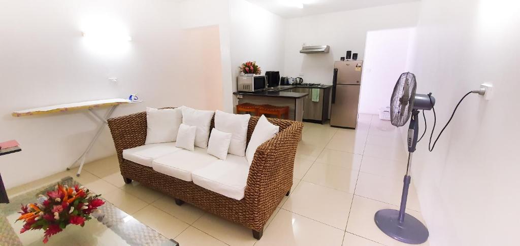 Kuchyň nebo kuchyňský kout v ubytování Island Accommodation Suva Premier Hospitality