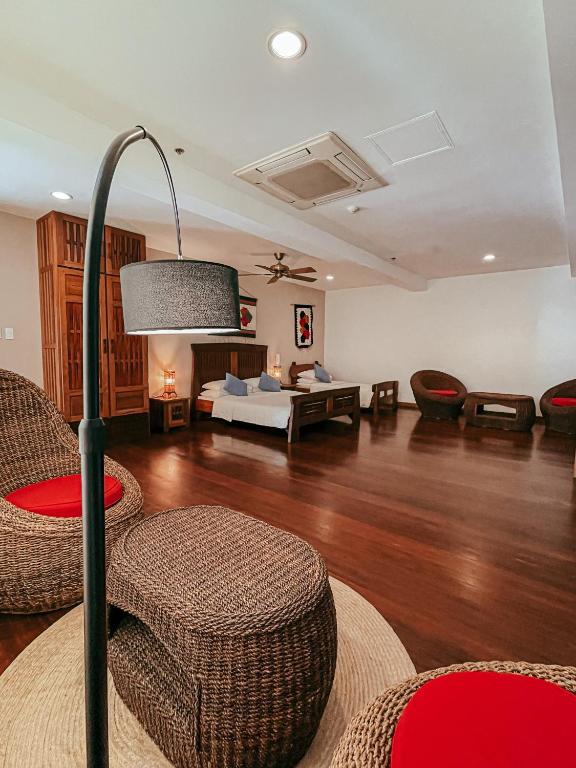 Posezení v ubytování Corto del Mar Hotel