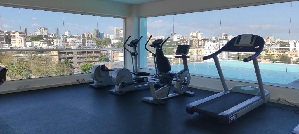 Fitness centrum a/nebo fitness zařízení v ubytování Lincoln Suite Pool - Gym - Sauna
