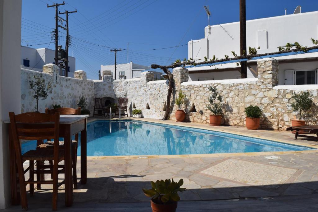 Piscina a Hotel Aegeon o a prop