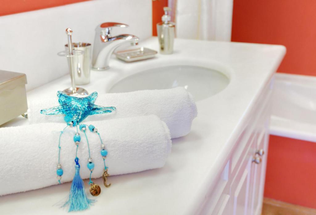 Kúpeľňa v ubytovaní Corfu Luxury Villas