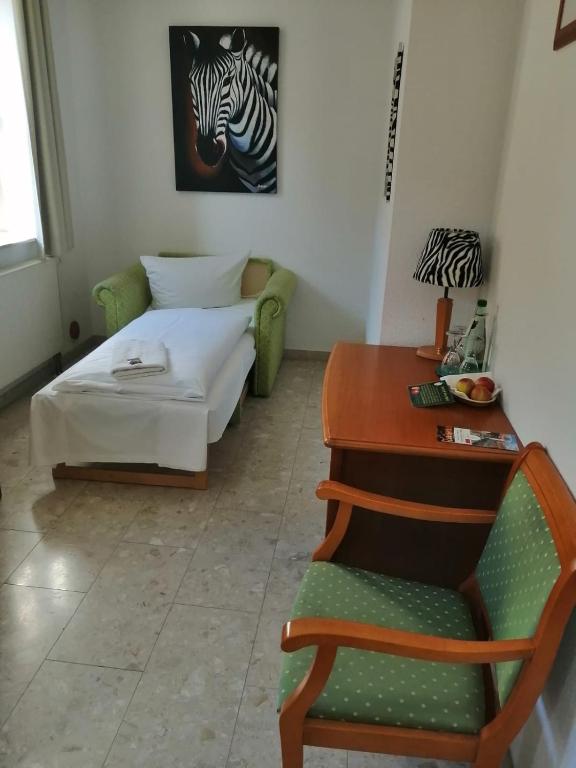 Posezení v ubytování Hotel Brauhaus Wittenberg