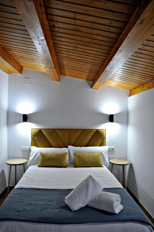 Postel nebo postele na pokoji v ubytování Apartamentos Turaca