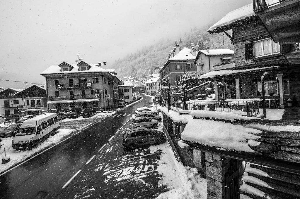 Albergo Meublè Vecchio Scarpone v zimě