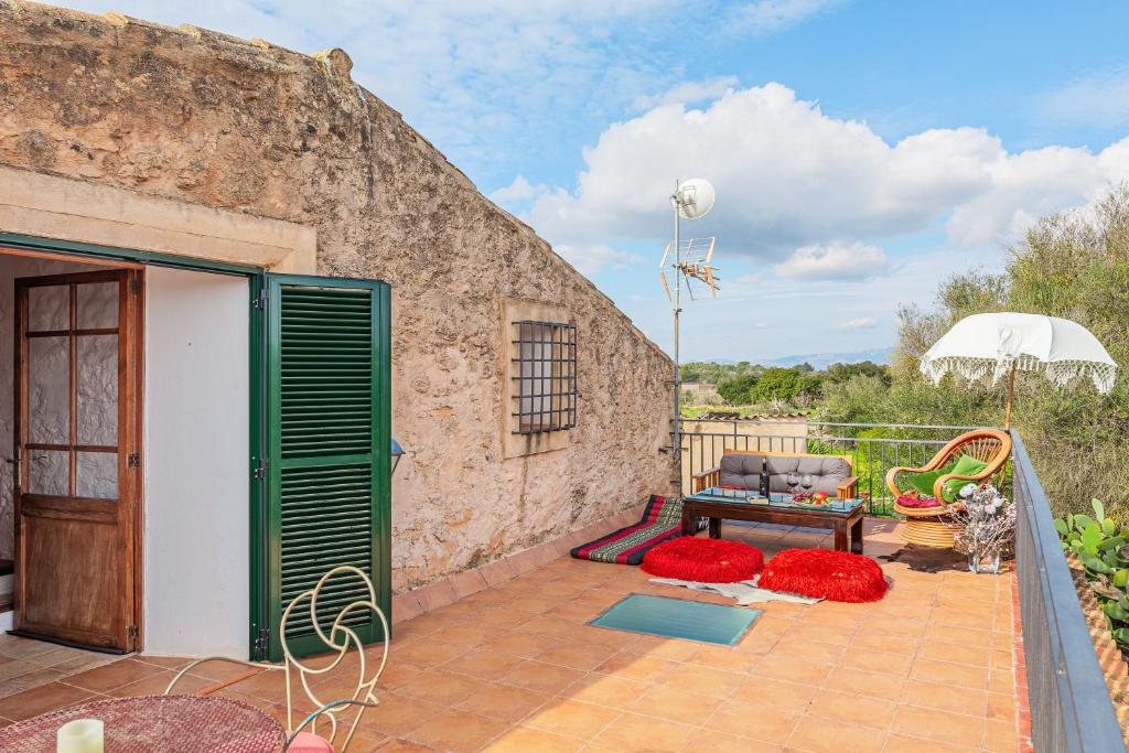 Patio alebo iná vonkajšia časť ubytovania Villa Can Lloret