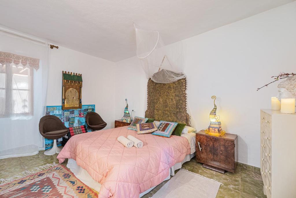 Posteľ alebo postele v izbe v ubytovaní Villa Can Lloret