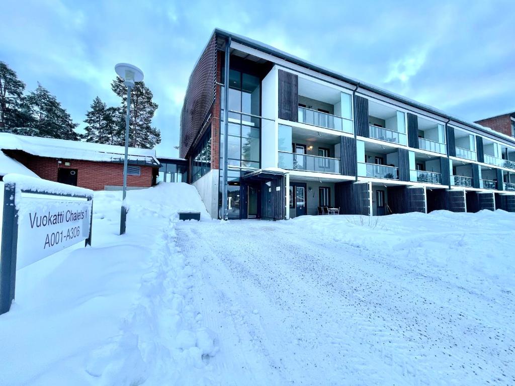 Vuokatti Chalets Aarni зимой