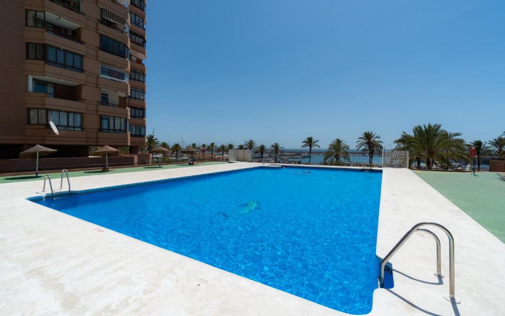 Bazén v ubytování Sur Suites Palmeras 8 nebo v jeho okolí