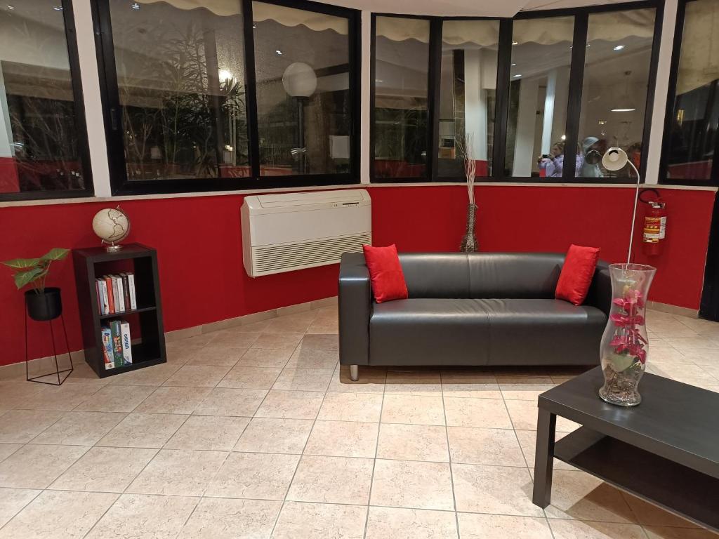 Posezení v ubytování Hotel La Torre