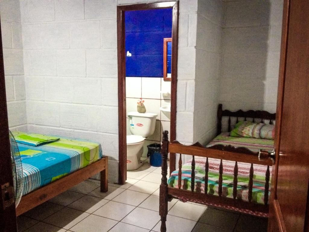 Postel nebo postele na pokoji v ubytování Hostel El Gran Azul Olon