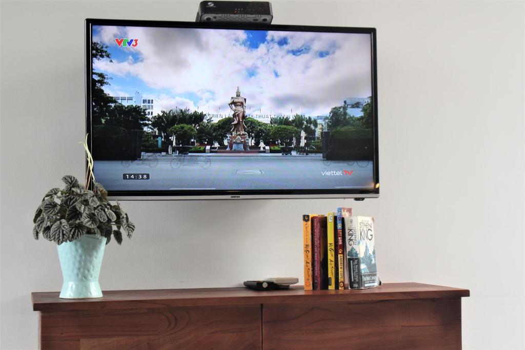 TV a/nebo společenská místnost v ubytování An Bang MQ Villa
