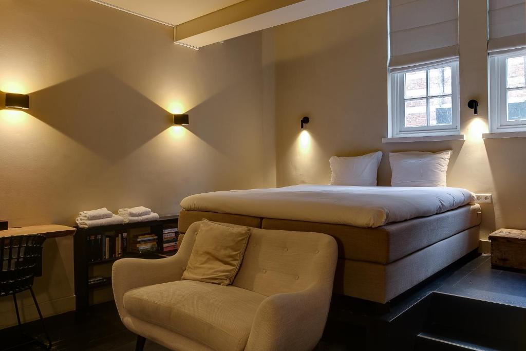 Posezení v ubytování Vesting Hotel Naarden