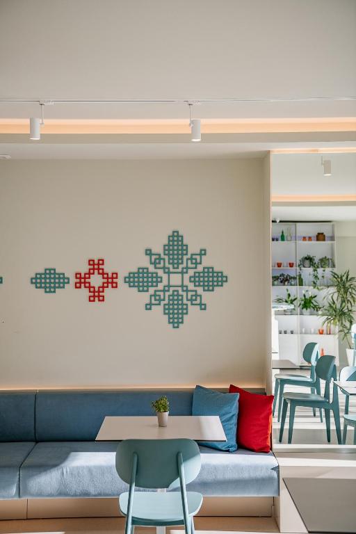 Istumisnurk majutusasutuses Arkadi Hotel