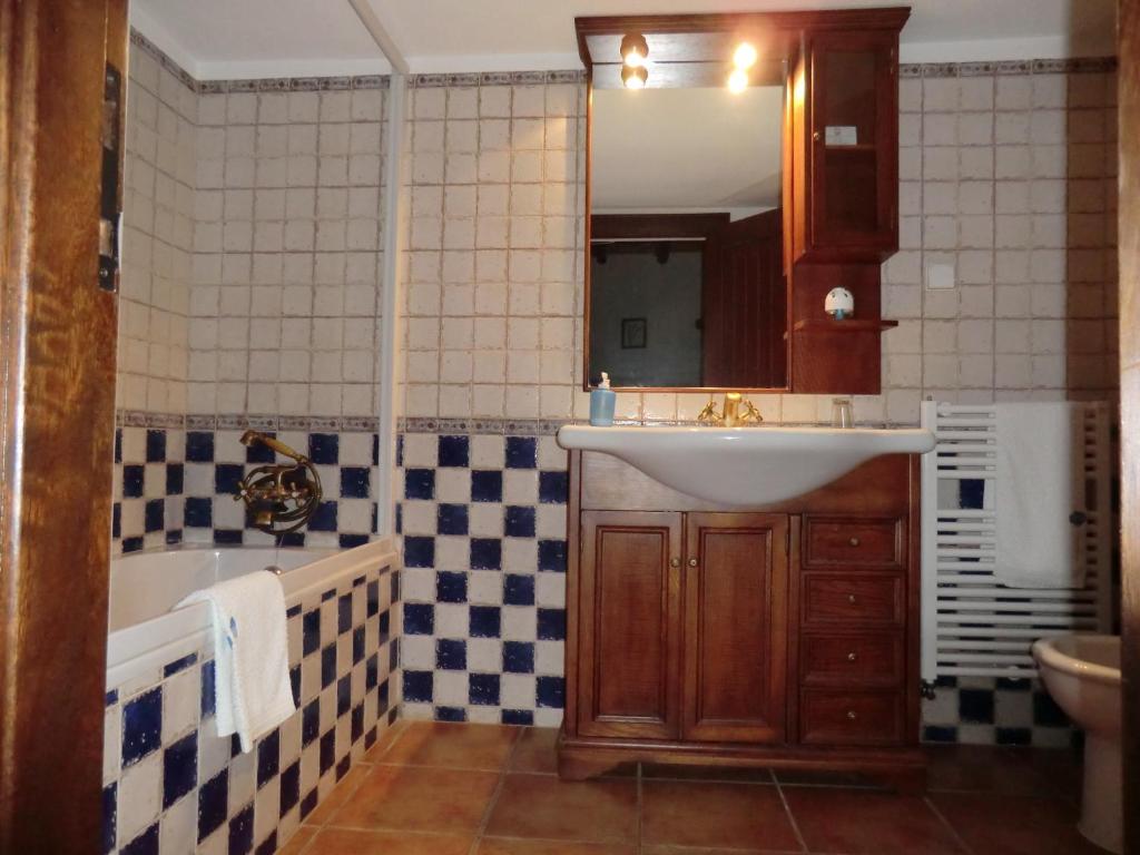 Koupelna v ubytování Monte dos Avós