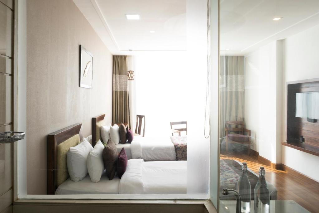 Posezení v ubytování Brahma Horizon Hotel & Spa - Pushkar