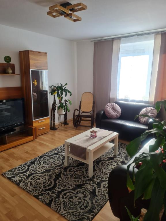 Гостиная зона в Apartment nahe Stadtzentrum, Bahnhof und Uni