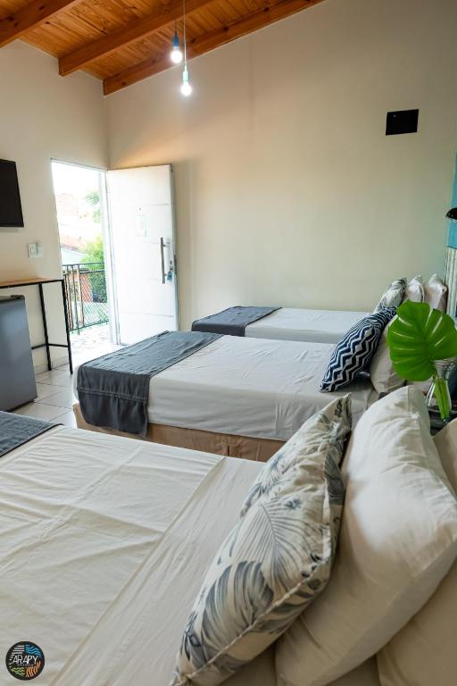 Postel nebo postele na pokoji v ubytování Arapy Bed and Dream