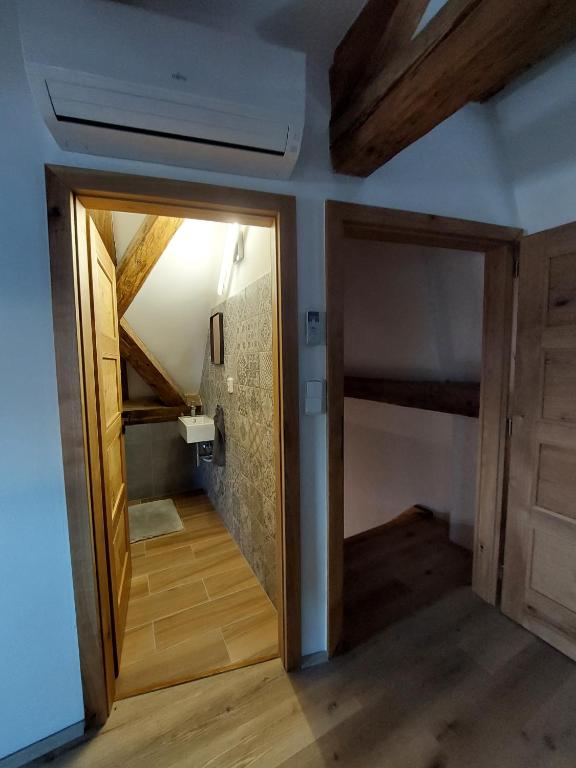 Postel nebo postele na pokoji v ubytování Villa Celnice