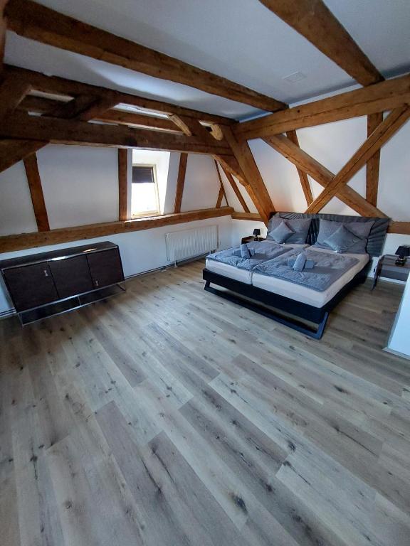 Postel nebo postele na pokoji v ubytování Villa Celnice