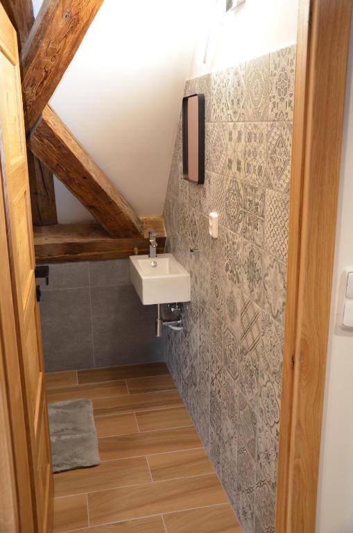 Koupelna v ubytování Villa Celnice