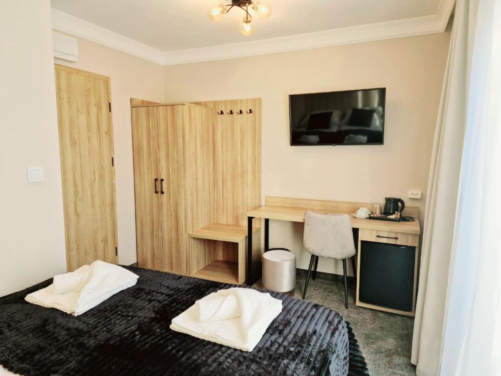 Postel nebo postele na pokoji v ubytování Villa Cristal