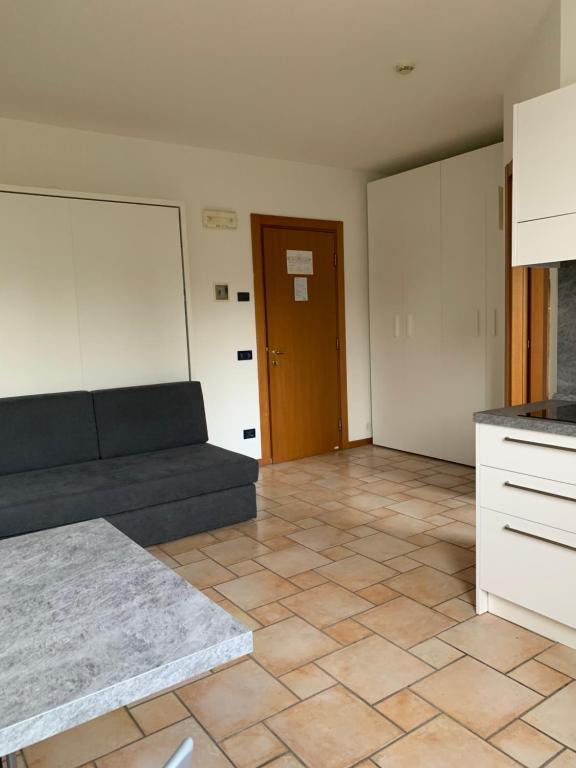A seating area at Hotel Lory Ficarolo