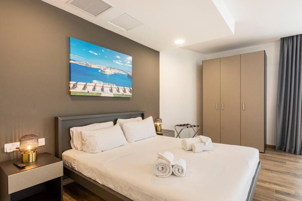 Postel nebo postele na pokoji v ubytování Seaview Stays