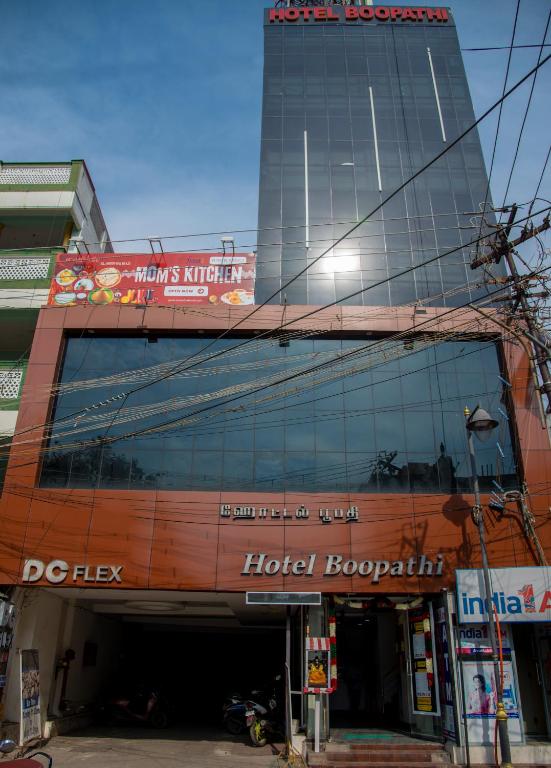O edifício onde o hotel está situado