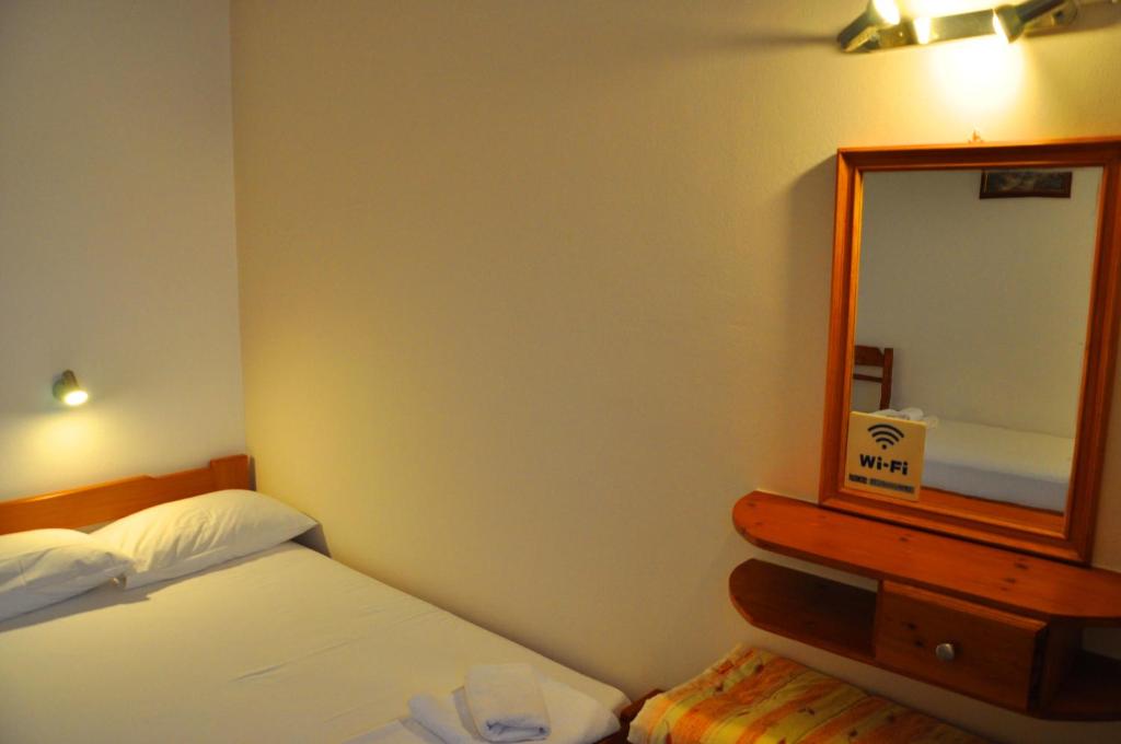 Postel nebo postele na pokoji v ubytování Nora Hotel