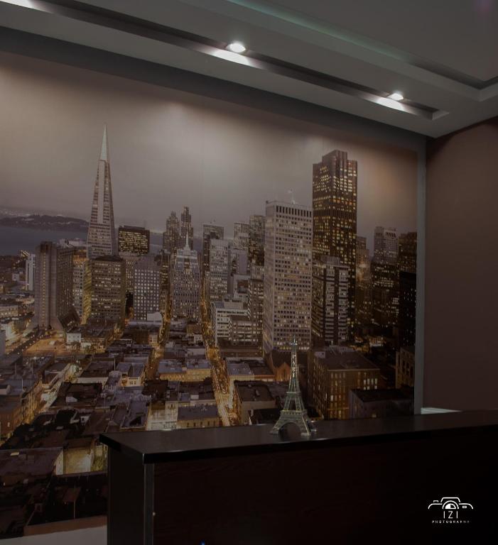 Camera con vista sulla città di HOTEL SV a Ninotsminda