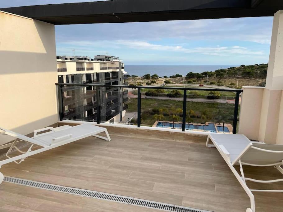 Balkón alebo terasa v ubytovaní BM5A, Gran ático duplex con dos terrazas cerca el mar