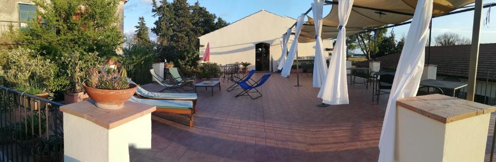A balcony or terrace at Casa del Geco