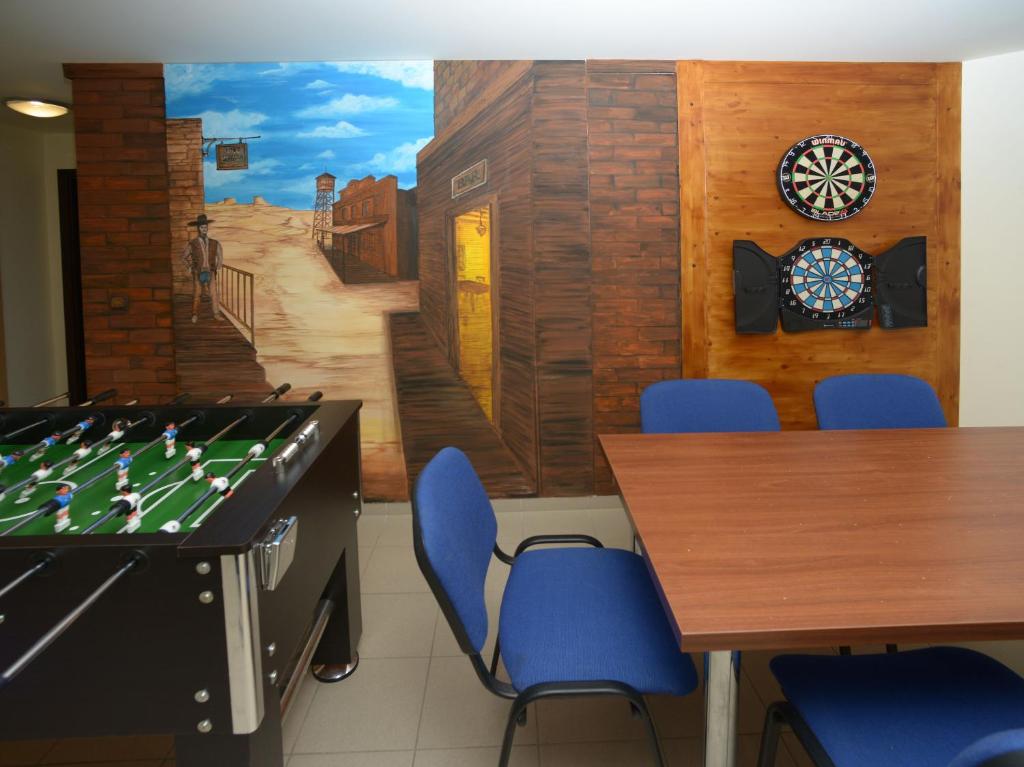 Herňa v ubytovaní Villa Corvina