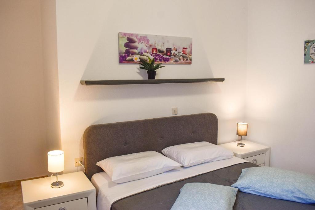 Posezení v ubytování ATHOS APARTMENT