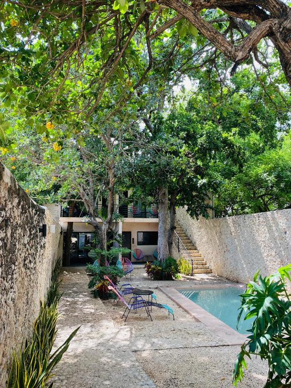 Piscina a Hotelito YUM KAAX o a prop