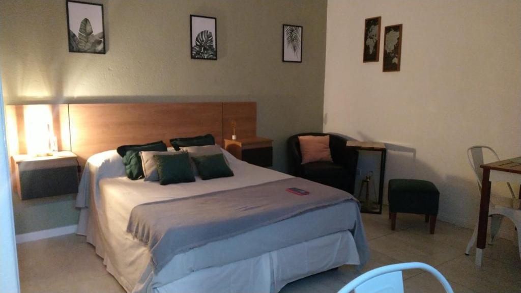 Ένα ή περισσότερα κρεβάτια σε δωμάτιο στο MONOAMBIENTE NORDICO