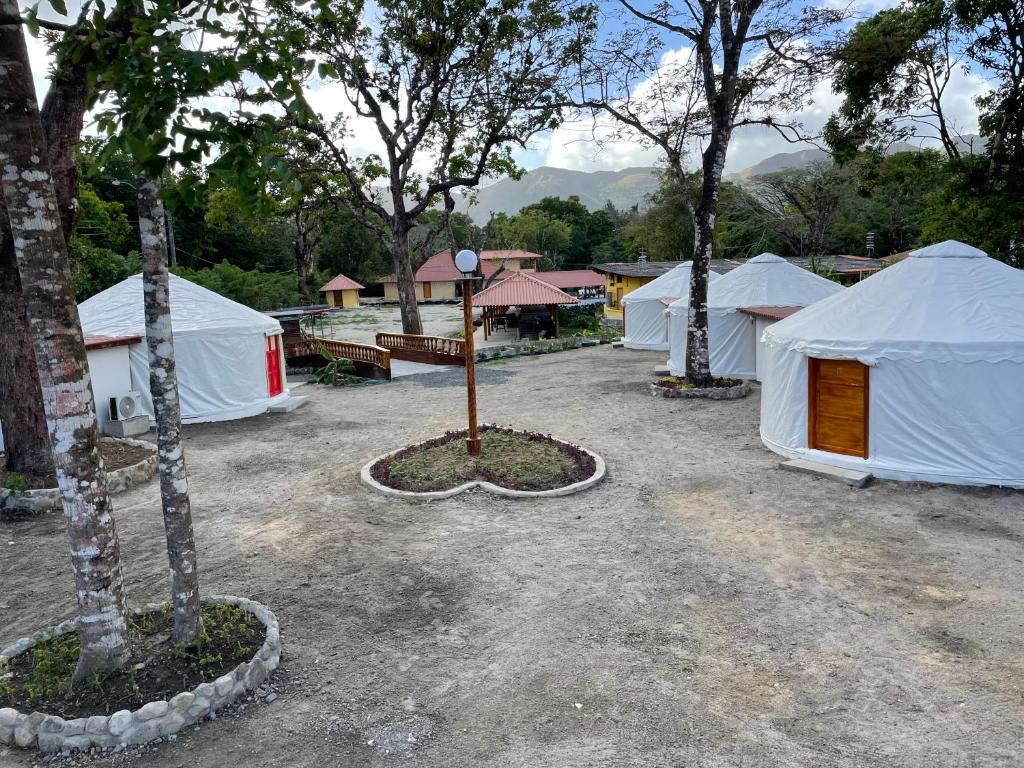 Zahrada ubytování El Valle Resort & Spa - Aguas Termales