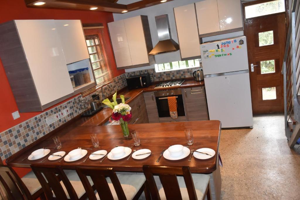 Kuchyň nebo kuchyňský kout v ubytování Comfortable countryside retreat for the family.