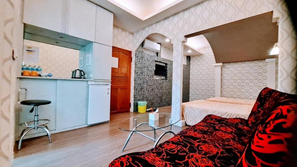 Kuchyň nebo kuchyňský kout v ubytování Chu Han C&C B&B Homestay