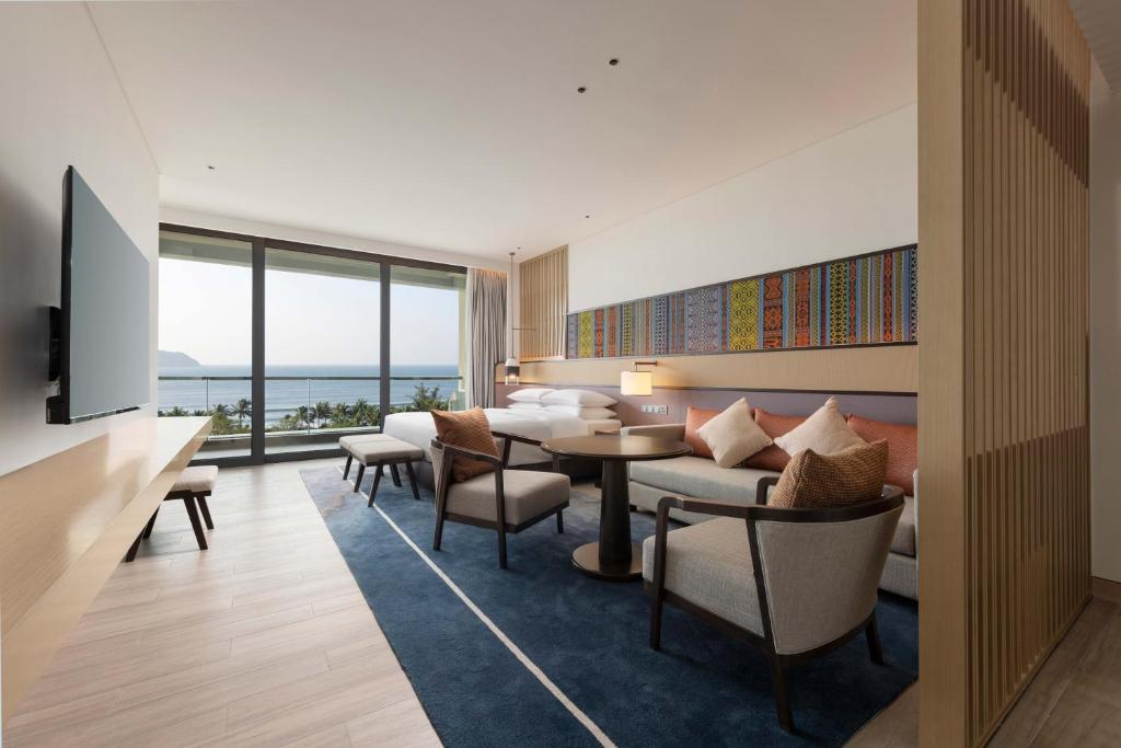 Hyatt Regency Sanya Tianli Bay - Sala De Estudio Con Vista Al Mar Y Acceso Al Club