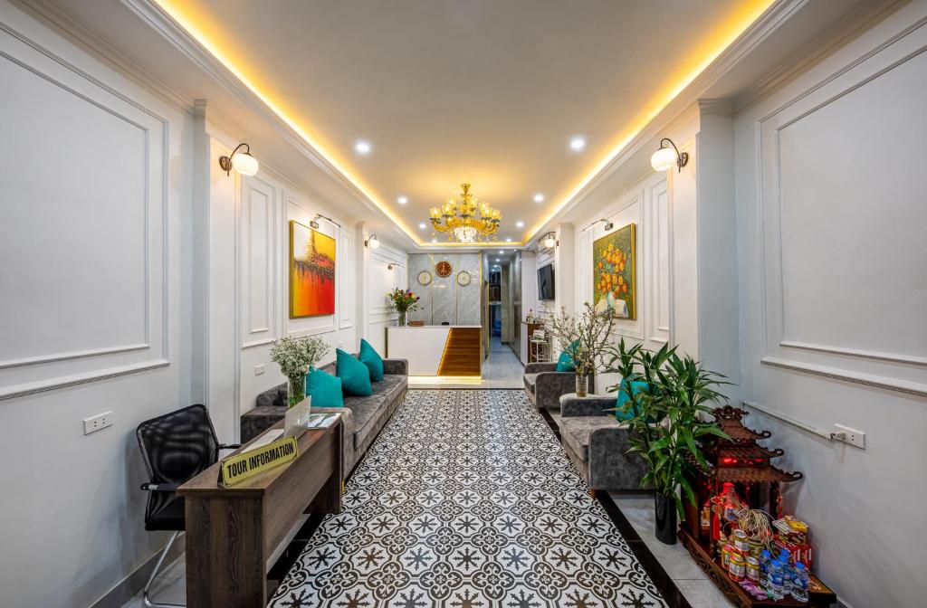 Posezení v ubytování Hanoi Sisters Boutique Hotel & Spa & Travel