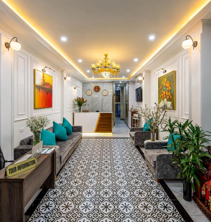 Posezení v ubytování Hanoi Sisters Boutique Hotel & Spa & Travel