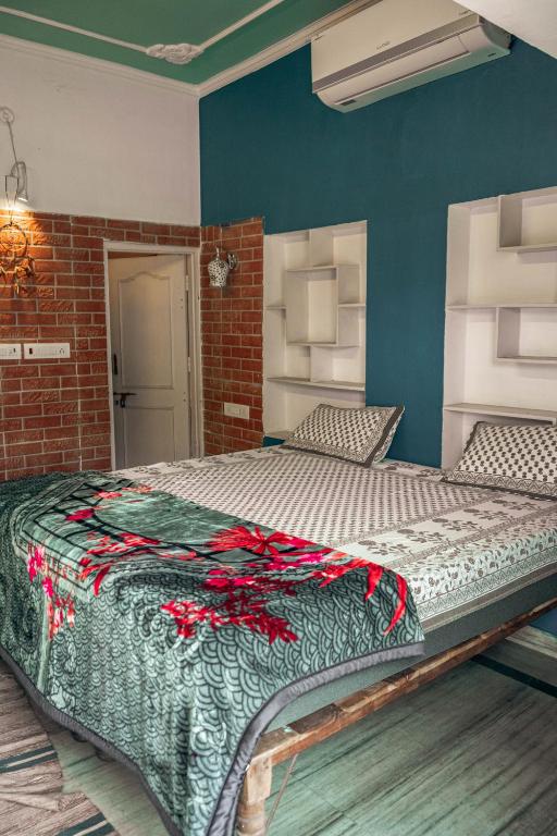Postel nebo postele na pokoji v ubytování Pachamama Hostel