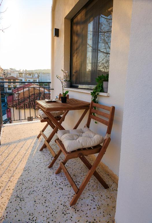 Balkón alebo terasa v ubytovaní Plane Tree Luxury Suites