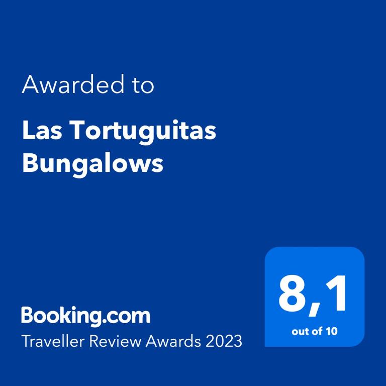 Certifikát, hodnocení, plakát nebo jiný dokument vystavený v ubytování Las Tortuguitas Bungalows