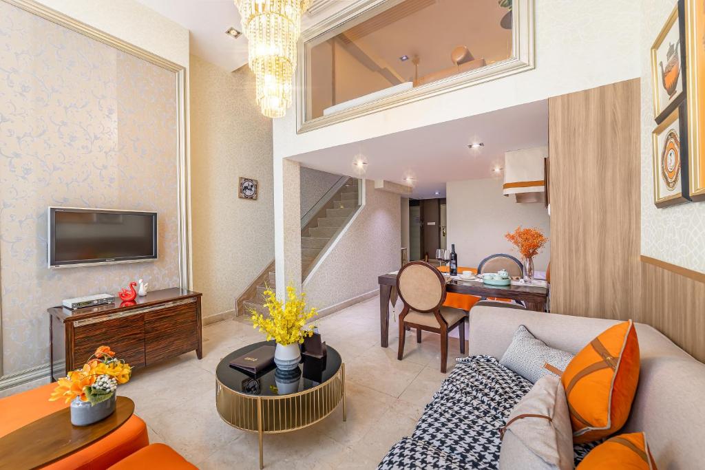 WAIFIDEN Guangzhou Grand View Golden Palace Apartment - Free shuttle bus during the Canton Fair - Business Twin Suite