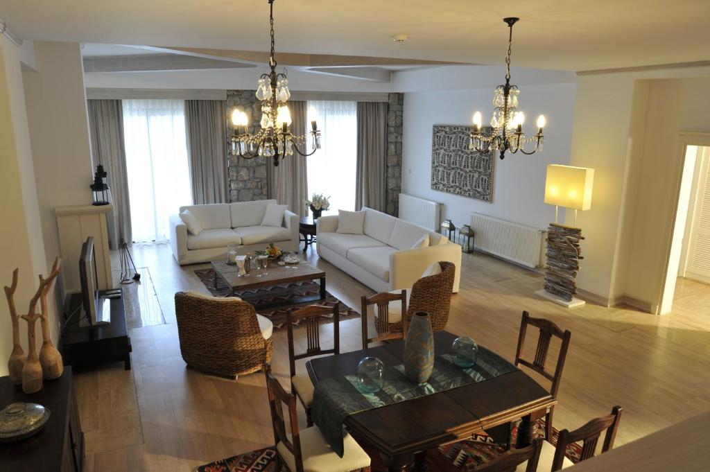 Posezení v ubytování Marti Resort Deluxe Hotel